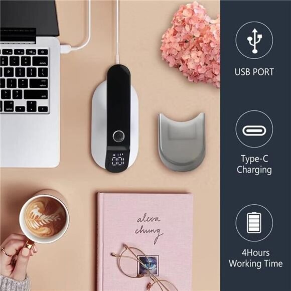 Electric Fabric Shaver, Homeleader Rechargeable Lint Remover,Led Digital Display - Picture 6 of 7